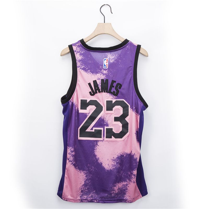 Men Los Angeles Lakers #23 James purple Fashion 2021 NBA Jersey->los angeles lakers->NBA Jersey